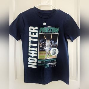 Seattle Mariners T-shirt - James Paxton No-Hitter - Size Youth Medium
